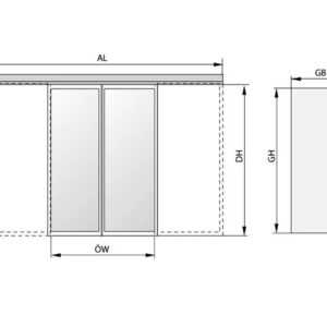 ECdrive T2 automatic sliding door drive