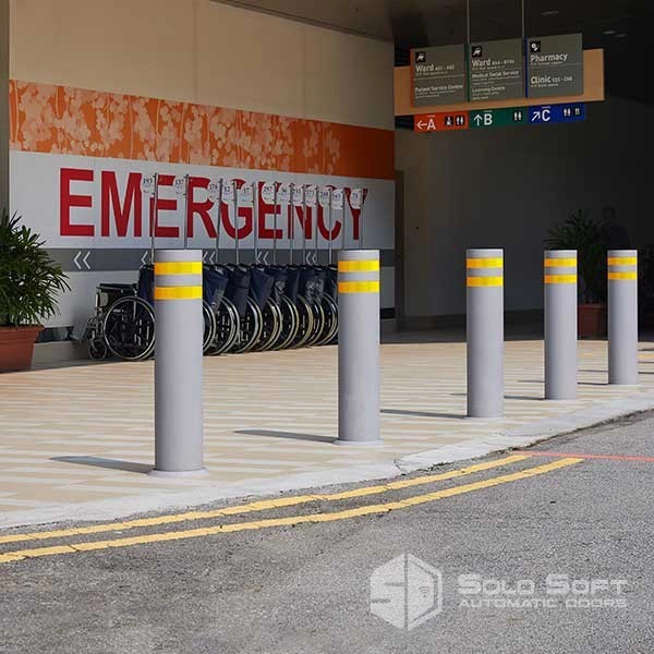 Deep Fixed Bollards Installation