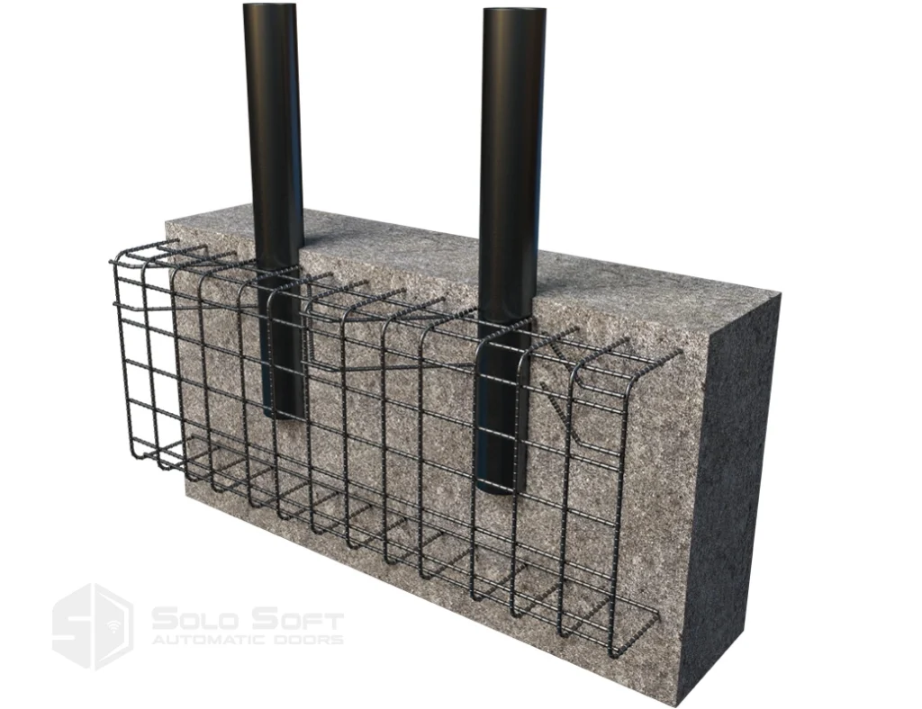 Deep Fixed Bollards Installation